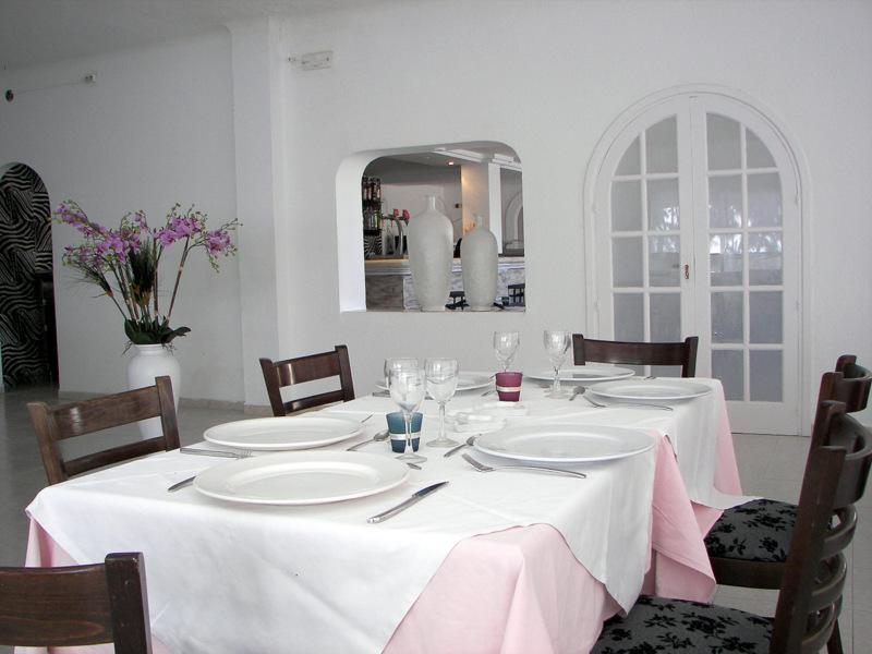 Hostal Los Pinos Es Cana Restaurant foto